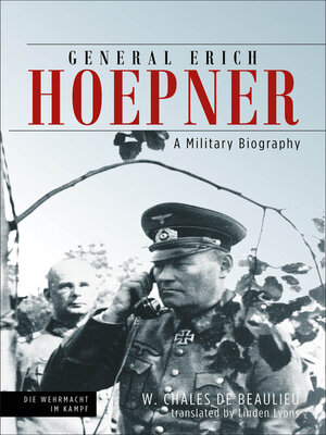 cover image of General Erich Hoepner